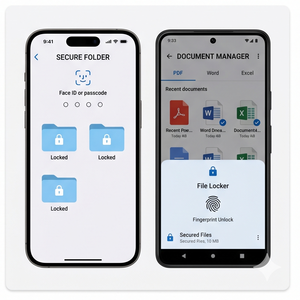 Royalcraft <b>File</b> Manager App – Smart <b>File</b> Explorer, Storage Cleaner, Secure <b>Folder</b>, Fast <b>File</b> Organizer - Product Image 4
