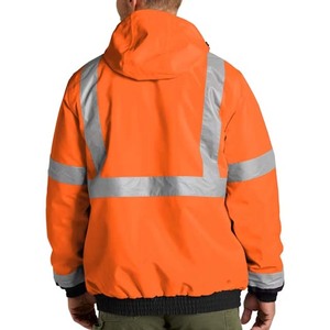 ZOHSUB POWER INDUSTRY Customized Safety <b>Jacket</b> ANSI/EN ISO 20471 CLASS 1 LED Flash Waterproof for <b>Workers</b> - Product Image 2