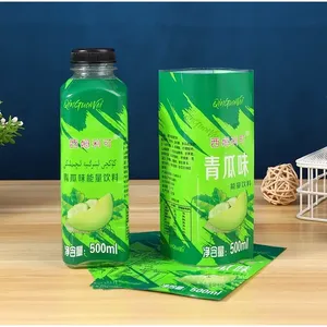 Heat Shrink PVC Sleeve <b>Labels</b> for Glass <b>Bottles</b> Waterproof Custom Logo High Quality for Cosmetic & Mineral <b>Water</b> - Product Image 2
