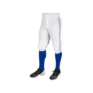 New Arrival Men's Baseball Training Sportswear Stretch Fit <b>Elastic</b> Bottom Knickers Breathable Material <b>Elastic</b> Waist <b>Belt</b> Loops - Product Image 5