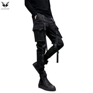 Good Supplier Unique Design Heavy Duty Outdoor Fashion Wear Urban Streetwear Multi-Pocket Hip Hop Style <b>Tech</b> Wear Pants - Product Image 4