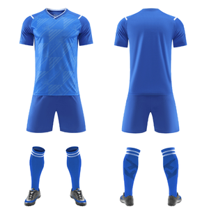 Ensemble de maillot de football géométrique blanc et or pour homme, manches courtes, col en V, polyester respirant, uniforme toutes saisons pour adulte - Product Image 4