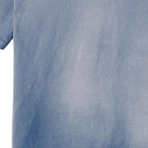 Camiseta de Manga Corta Azul Claro Desgastada, Camiseta Informal de Algodón Premium con Lavado Vintage para Hombre - Product Image 2