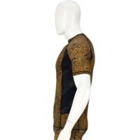 T-shirts de compression formels pour hommes avec logo personnalisé, manches longues sublimées, protection contre les éruptions cutanées pour MMA et BJJ, polyester/coton
