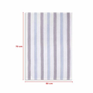 Serviette de cuisine 100% coton, douce, pour le nettoyage, séchage rapide, haute qualité, meilleur design rayé, au prix le plus bas - Product Image 5