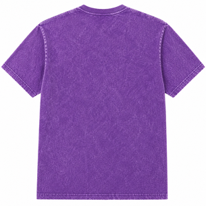 Men's <b>Purple</b> Cotton <b>T</b>-<b>Shirt</b> Short Sleeve O-Neck Casual Regular Fit Solid Color Jersey acid washed cotton <b>t</b>-<b>shirts</b> men new design - Product Image 2
