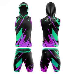 Maillot de sport haute résistance anti-décoloration pour entraînements intenses avec designs personnalisés professionnels, uniforme 7 contre 7 - Product Image 3