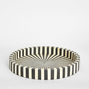 Geometric Bone Inlay <b>Wood</b> Serving Trays Handmade Decorative Luxury Tableware <b>Coffee</b> <b>Table</b> Dining Room Home Decor - Product Image 4