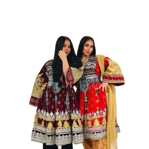Vestido Afgano Kuchi de Último Diseño y Alta Calidad, Personalizado, con Encaje, Largo hasta el Suelo, Manga Larga, al Mejor Precio, Vestidos Afganos Kuchi Más Vendidos - Product Image 1