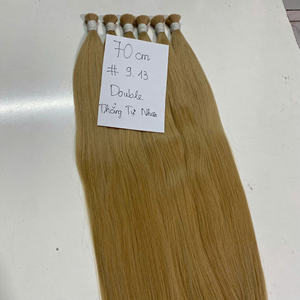 Fourniture en vrac de cheveux humains vietnamiens lisses naturels de qualité superbe 9.13 couleur Double dessiné 12 pouces - Product Image 5