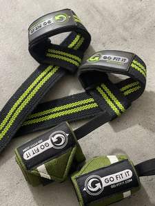 Correa de Levantamiento en Forma de 8 para Crossfit, Culturismo y Entrenamiento de Fuerza - Correas Altas de Neopreno Elásticas, Ajustables, Ligeras y Antideslizantes - Product Image 2