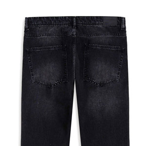 Jean décontracté en toile lavée respirante à jambe large pour moto, idéal pour la conduite, avec protection intégrée, option grandes tailles - Product Image 6