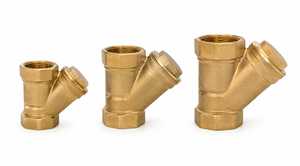 Válvula de filtro en Y de bronce premium con brida, hecha a medida, de alta calidad para tuberías industriales de agua, aceite, gas y vapor. - Product Image 2