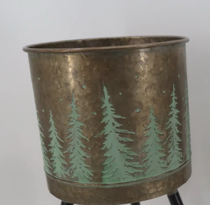 Jardinières en métal de fer de haute qualité en vrac, pots à fleurs, décoration de sol de style fermier traditionnel, revêtement en poudre, carré, extérieur - Product Image 4