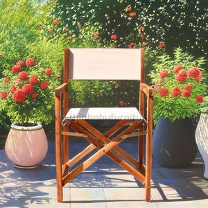 Fauteuil pliable en bambou de haute qualité, contemporain et écologique, pour salon extérieur et salle à manger - Product Image 1