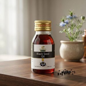 Aceite de Semillas Negras Botánico Natural, Aceite Herbal para el Cuidado del Cabello, Textura Ligera, Fórmula Nutritiva, Cuidado del Cuero Cabelludo, Producto de Belleza Diario - Product Image 1
