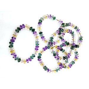 Natural Multi Amentrine Facetted Tire Beads <b>Bracelet</b> Gorgeous Pieces <b>Healing</b> Semi-Precious Stone Crafts <b>Bracelets</b> - Product Image 2