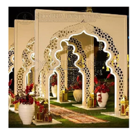 Grandes portes d'entrée de mariage modernes en bois, légères, taille personnalisée pour usage intérieur/extérieur