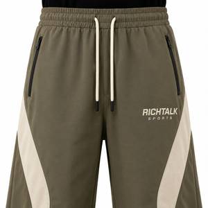 Hot Selling Factory Price High Quality <b>Men</b> Lightweight Casual Mid Wide Leg <b>Trouser</b> Quick Dry Breathable <b>Winter</b> Polyester/Cotton - Product Image 4