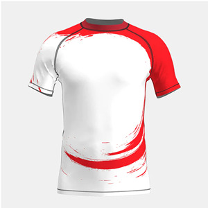 Camiseta de Manga Larga de Alta Calidad para Artes Marciales Mixtas, Protección UV, Impresión Digital, Spandex/Poliéster, Ligera - Product Image 1