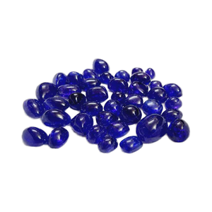 Cabochon de tanzanite certifié IGI pierre précieuse en cristal traité thermiquement bleu naturel de haute qualité pour la fabrication de bijoux - Product Image 1