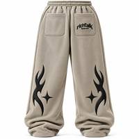 Pantalon de survêtement mi-long Richitalk pour homme, style urbain, avec cordon élastique, respirant, imprimé caoutchouc en relief, en polyester léger, idéal pour l'été