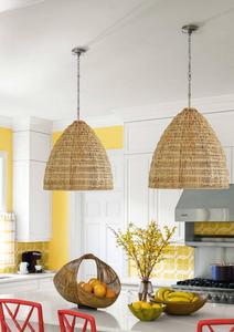 New Collection Bamboo Rattan Hanging <b>Light</b> Natural Woven <b>Ceiling</b> Lamp for Resort Decoration - Product Image 4