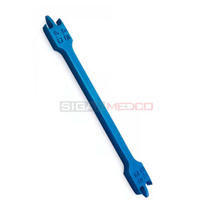 High Quality Orthodontic Bracket Height Gauge Blue Coated Stainless Steel Measuring Accurate Orthodontic Medic Instruments - Product Image 6