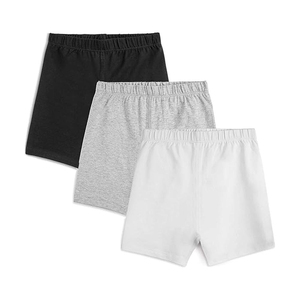Pantalones Cortos Bermuda de Algodón Rosa para Niños, Cintura Media Elástica, Estilo Casual, Color Sólido, Tejido Transpirable - Product Image 3