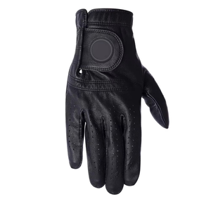 Custom Brand <b>White</b> Full Finger Golf Glove PU Leather Breathable Design Right Hand Unisex Sports Use Hook Loop Closure NSL-343 - Product Image 3