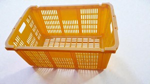 47x71x33cm-<b>Plastic</b> <b>Crate</b> With Metal Handle – 100% VIRGIN <b>PLASTIC</b> Viet Nam Factory <b>Plastic</b> <b>Crate</b> Stackable Food Grade Storage - Product Image 5
