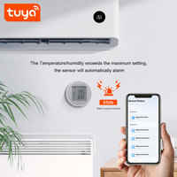 TOP Ventes - Thermomètre et Hygromètre Numérique WiFi Tuya Smart Home avec Commande Vocale PST-WSD400H