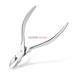 Ciseaux à cuticules professionnels en acier inoxydable pour ongles épais, ongles incarnés, bébés et seniors, ouverture large, extra-affûtés - Product Image 1