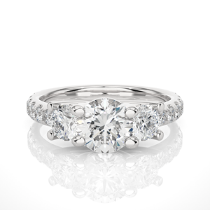 Elegante Anillo de Oro de 18K con Diamante Cultivado en Laboratorio de 2.23CT, Corte Redondo, con Certificado IGI y Claridad VS1, Joyería de Compromiso - Product Image 3