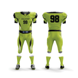 Uniformes de Fútbol Americano Personalizados de Alta Calidad con Impresión Digital Transpirable, para Hombres Adultos, Tallas Grandes, Marca Personalizada - Product Image 1