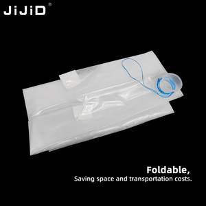 Sac de Doublure Transparent en PE de Qualité Alimentaire JIJID 500L 1000L pour Conteneurs IBC avec Ports d'Entrée et de Sortie, Doublure en PE Sans Lavage pour Conteneurs en Plastique - Product Image 6
