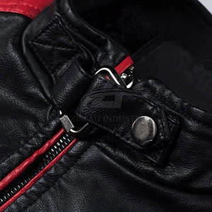 Chaqueta de cuero de primera calidad para motociclistas, para uso exterior, a bajo precio. - Product Image 3