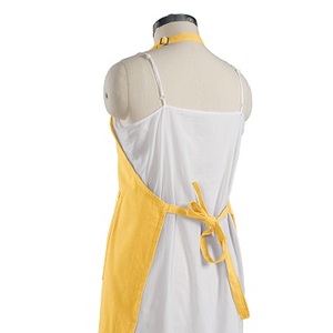 Delantal con Doble Bolsillo, Ajustable, Multiusos, Lavable, para Hogar, Cocina, Chefs y Profesionales, Amarillo Dorado - Product Image 6