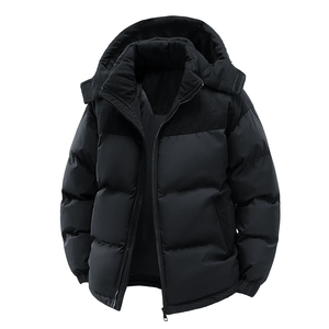 Chaqueta Acolchada con Capucha de Poliéster con Logotipo Personalizado, Chaqueta de Invierno Impermeable y Cortavientos para Hombre, Proveedor Directo de Fábrica con MOQ Bajo - Product Image 5