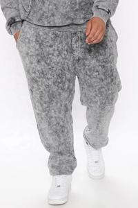 Conjunto Deportivo Casual de Invierno para Hombre, con Capucha, de Felpa Técnica Personalizada, Lavado al Ácido, de Algodón, Color Sólido - Product Image 4