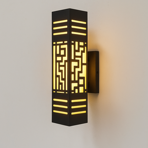 Lámparas de Pared de Acero/Inoxidable CM Decor, Lámpara de Pared LED Moderna, Lámpara de Exterior Impermeable para Villa o Pasillo - Product Image 4