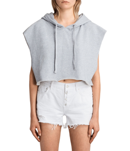 Sudadera Corta Personalizada para Mujer, Sudadera con Capucha Extra Grande, Sudadera Corta Informal para Usar en la Calle - Product Image 6