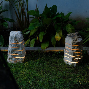 โคมไฟเกลือหิมาลัยสีเทาทรงพีระมิด โคมไฟหินคริสตัลธรรมชาติ พร้อมสวิตช์หรี่ไฟแบบสัมผัส ตกแต่งบ้าน ให้แสงสว่างสร้างบรรยากาศ - Product Image 3