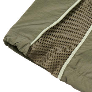 Survêtements de sport en nylon zippés unisexe de haute qualité pour hommes, ensemble veste et pantalon de jogging avec fermeture éclair réglable aux chevilles - Product Image 6