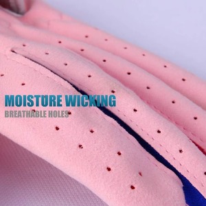 Gants de golf en cuir synthétique de qualité supérieure, paume blanche, pour adultes, respirants, avec petits trous autour des doigts pour un séchage rapide et un confort optimal - Product Image 3