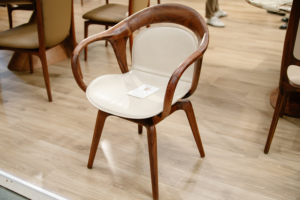 Solid Wood <b>Dining</b> <b>Chair</b> Luxury Modern Nordic Upholstered Cushion Leather Seat for Hotel Home Restaurant Kitchen PISANO - Product Image 5