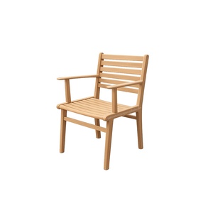 Modern Solid Teak Wooden Durable <b>Outdoor</b> Patio Beach <b>Chairs</b> for Dining and Garden Furniture Indonesia Product Factory Direct - Product Image 1