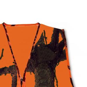 Gilet de chasse Upland Blaze Orange and Tan Stores & Camouflage Material Briar Proof Game TI-MHV-006 Custom PK - Product Image 2