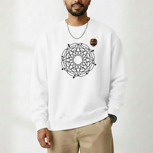 Sudadera Clásica de Invierno para Hombre, 100% Algodón, Cuello Redondo, Puños Acanalados, Ligera y Ecológica para Viajes y Uso Diario - Product Image 1