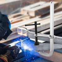 Pince en fer forgé à poignée en T, réglable par vis, robuste, pour travaux industriels, tuyaux, tubes en acier, outils de soudage, fournisseur